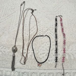 5 necklace bundle Y2K